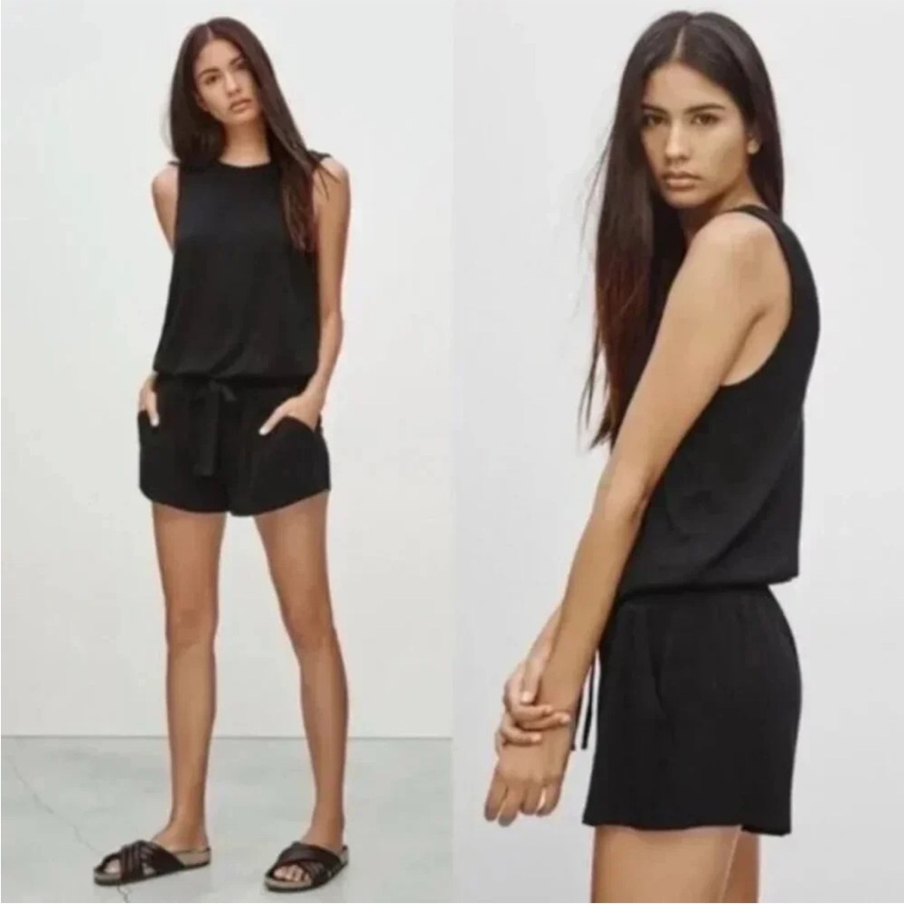 Aritzia Wilfred Free Izabel Romper - black size Small